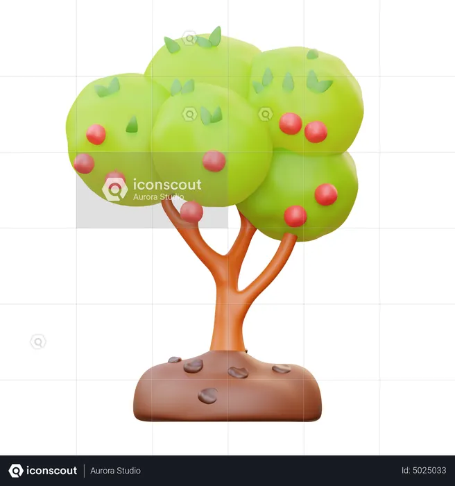 Apple Tree  3D Icon