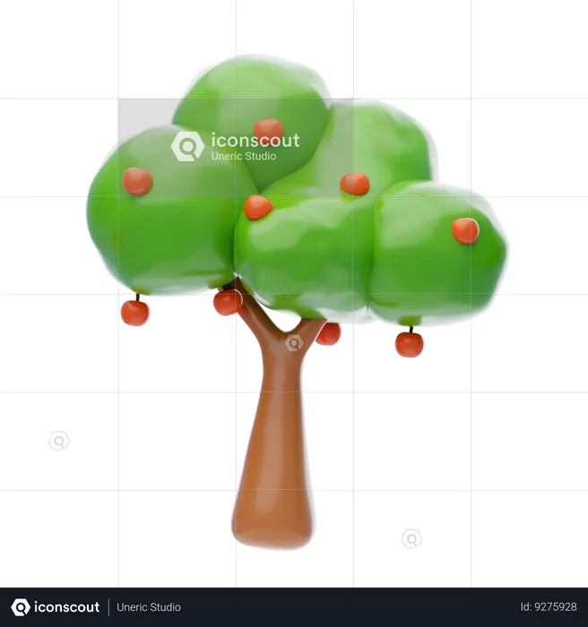 Apple Tree  3D Icon