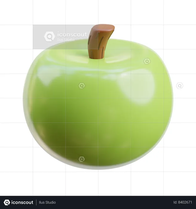 Apples  3D Icon