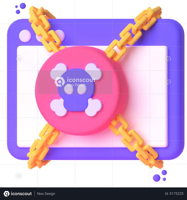 Application Blocked  3D Icon