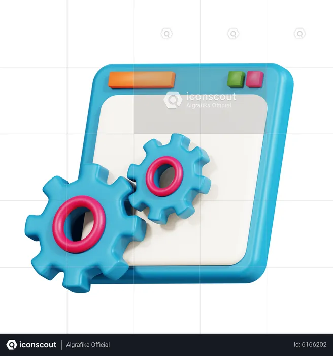 Application Setting  3D Icon