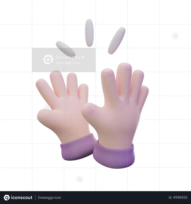 Applouse Hand Gesture  3D Icon