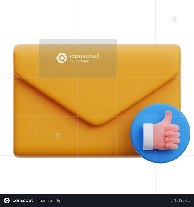 Appreciation Email  3D Icon