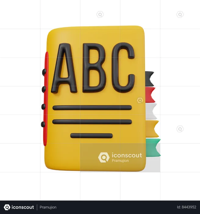 Apprendre l'alphabet  3D Icon