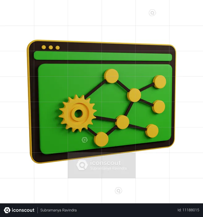 L'apprentissage en profondeur  3D Icon