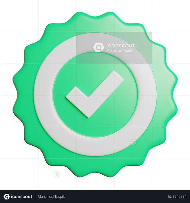 Approbation  3D Icon