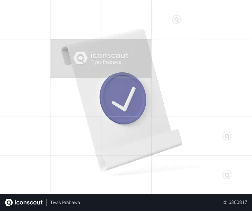 Approbation  3D Icon
