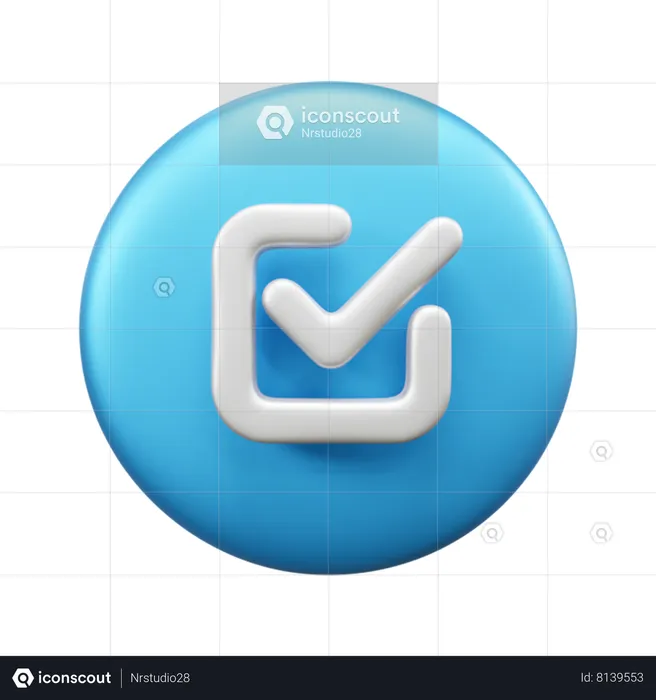 Approuvé  3D Icon