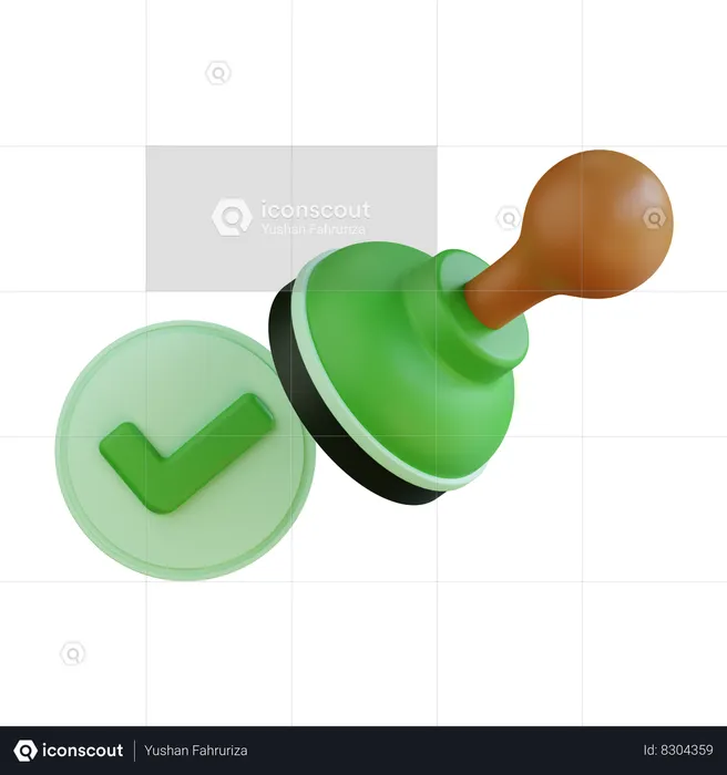 Approuvé  3D Icon