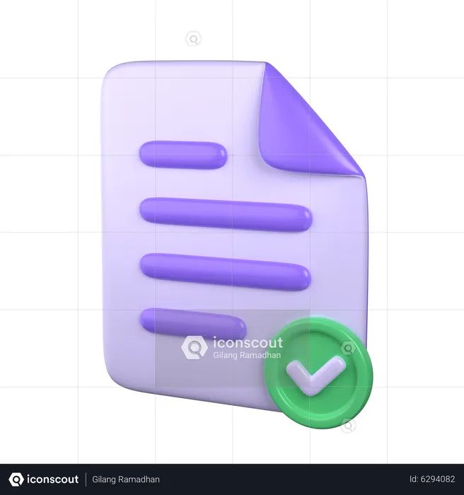 Approved Document  3D Icon