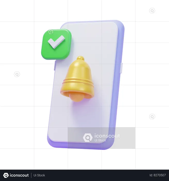 Approved Notification  3D Icon