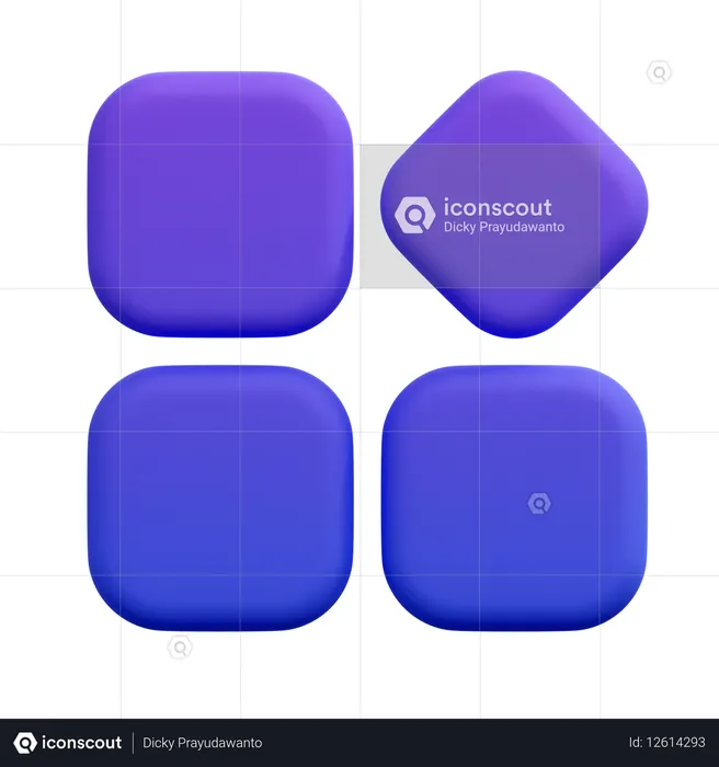 Apps  3D Icon