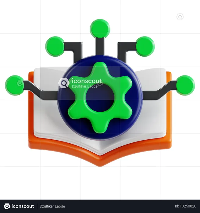 Aprendizaje automático  3D Icon