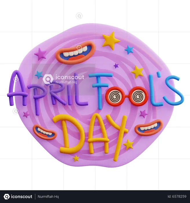 April Fools Day  3D Icon