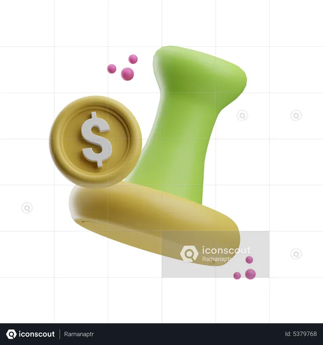 Aprovação financeira  3D Icon