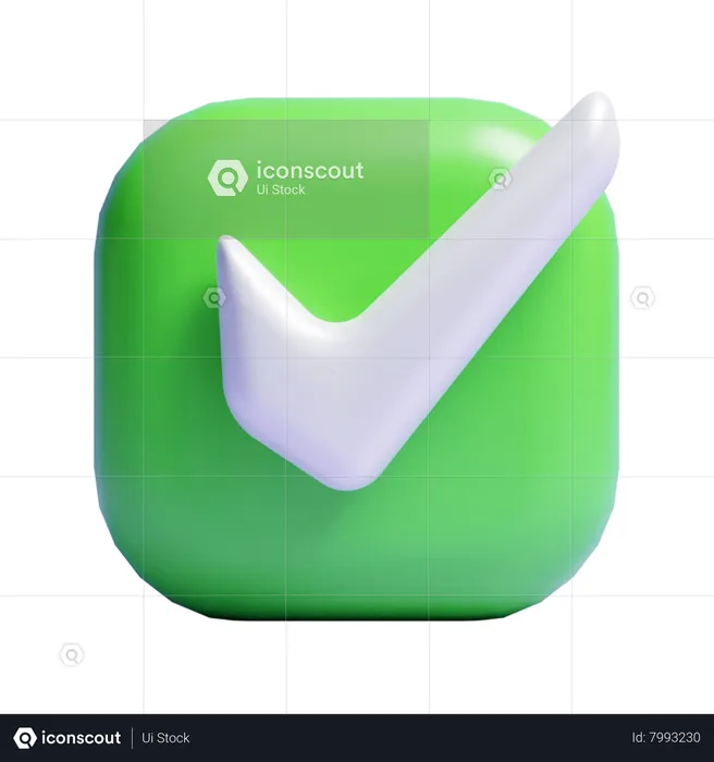 Aprovado  3D Icon