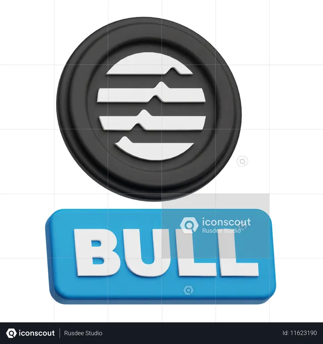 Aptos Bull  3D Icon