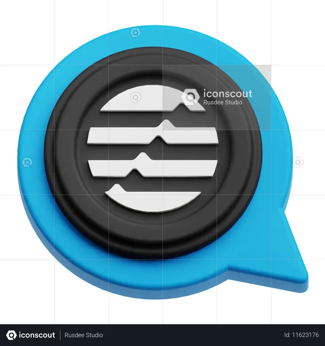Aptos Chat  3D Icon