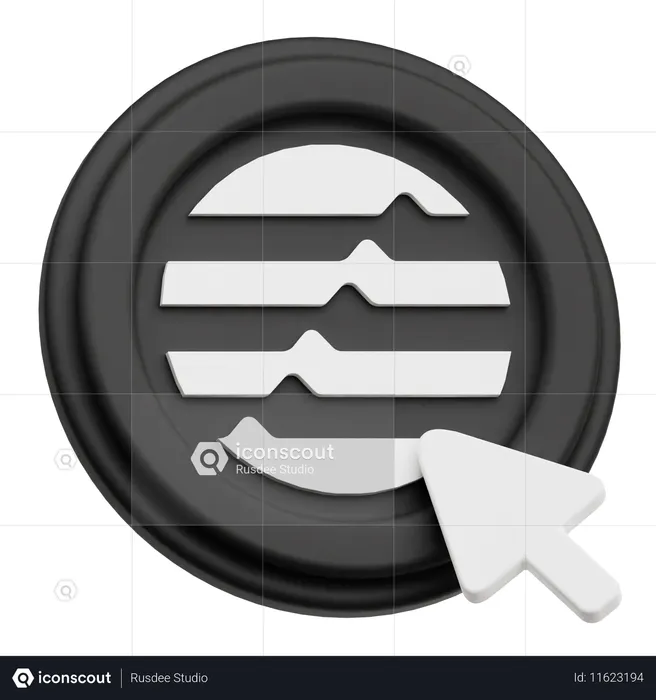 Aptos Click  3D Icon