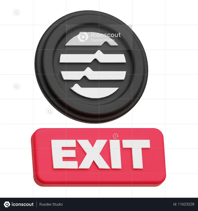 Aptos Exit  3D Icon