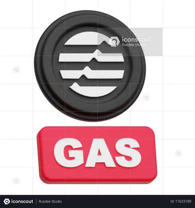 Aptos Gas  3D Icon