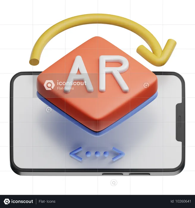 Ar suporte remoto  3D Icon