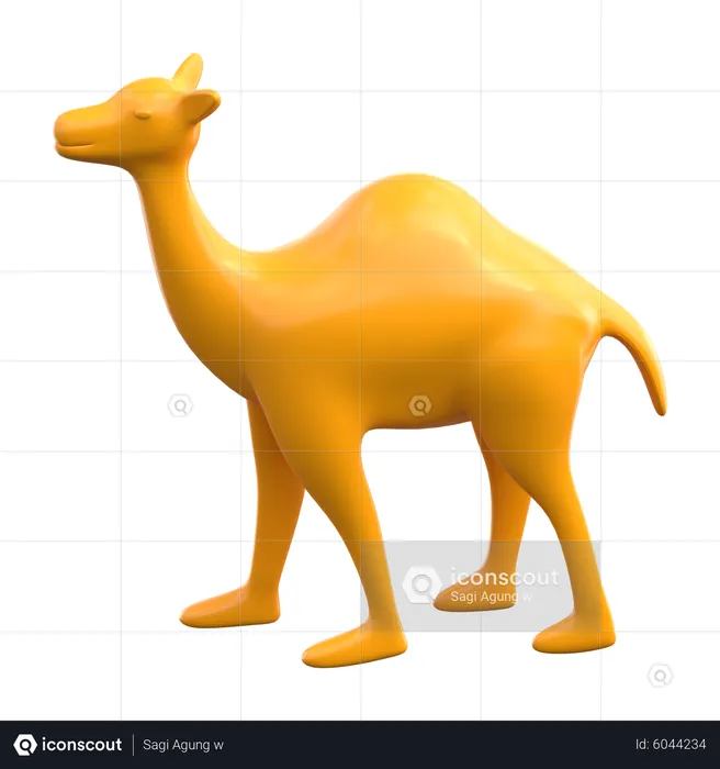 Arabian Camel  3D Icon
