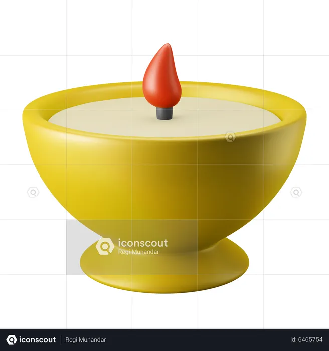 Arabian Candle  3D Icon