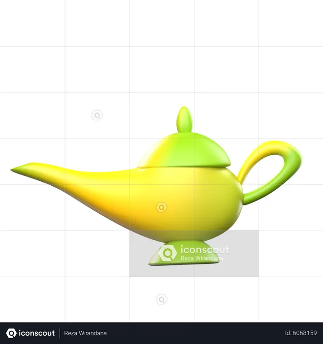 Arabian Teapot  3D Icon