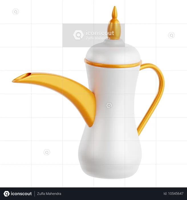 Arabic Coffee Pot  3D Icon