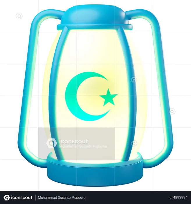Arabic Lamp  3D Icon