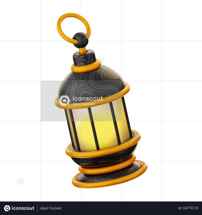 Arabic Lantern  3D Icon