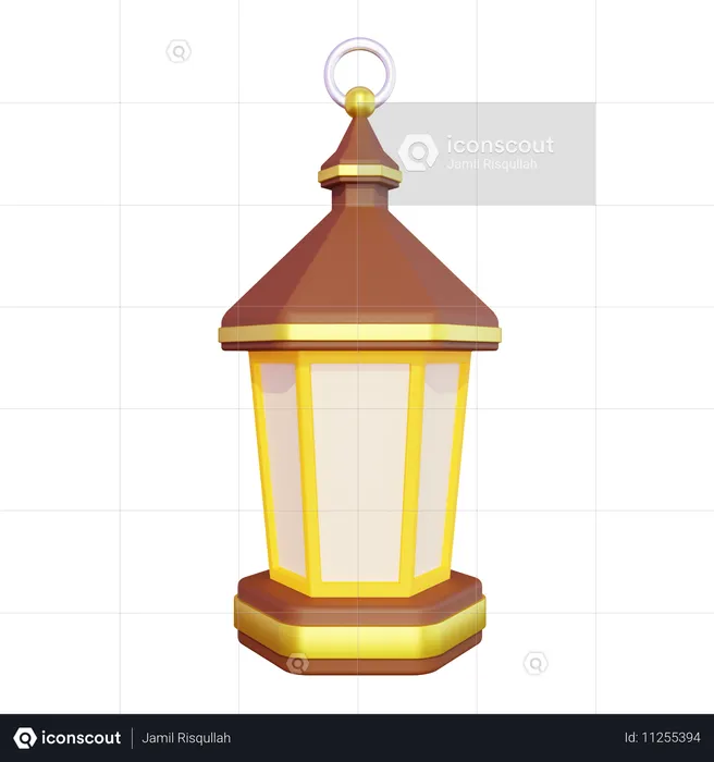 Arabic Lantern  3D Icon