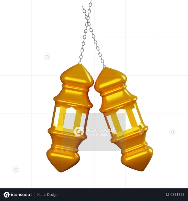 Arabic Lantern  3D Icon
