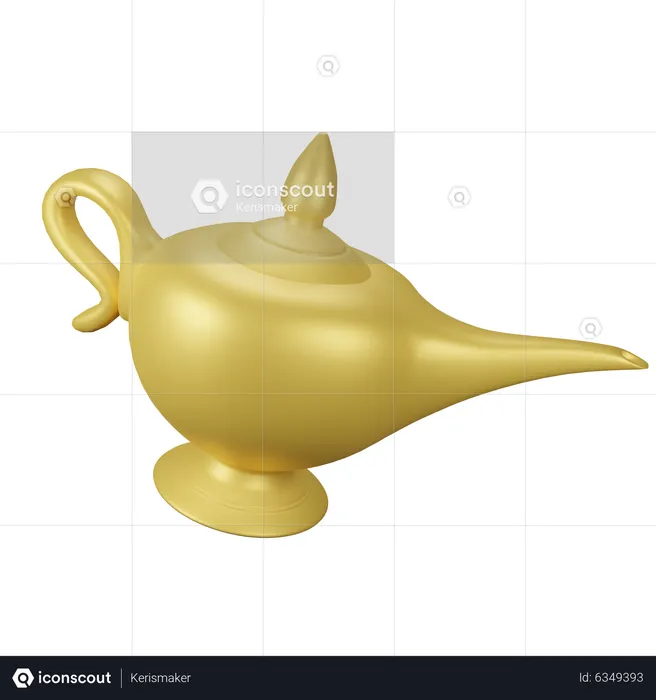 Arabic Teapot  3D Icon