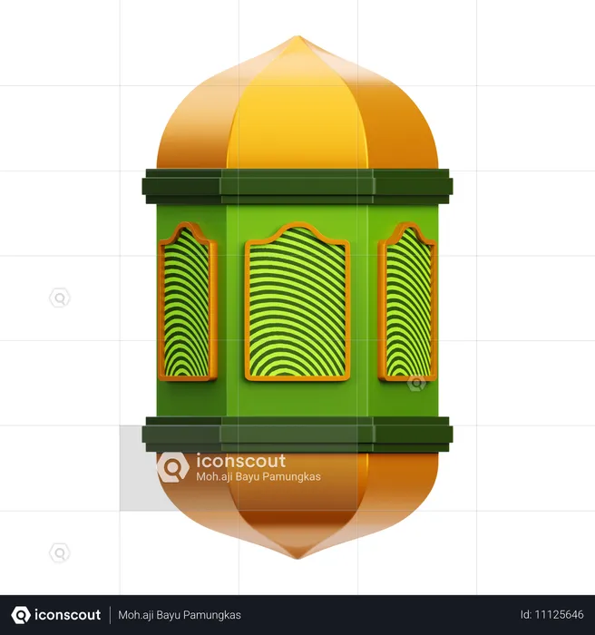 Arabische Laterne  3D Icon