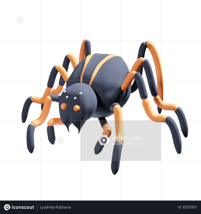 Aranha  3D Icon