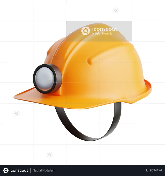 Arbeiter Helm  3D Icon