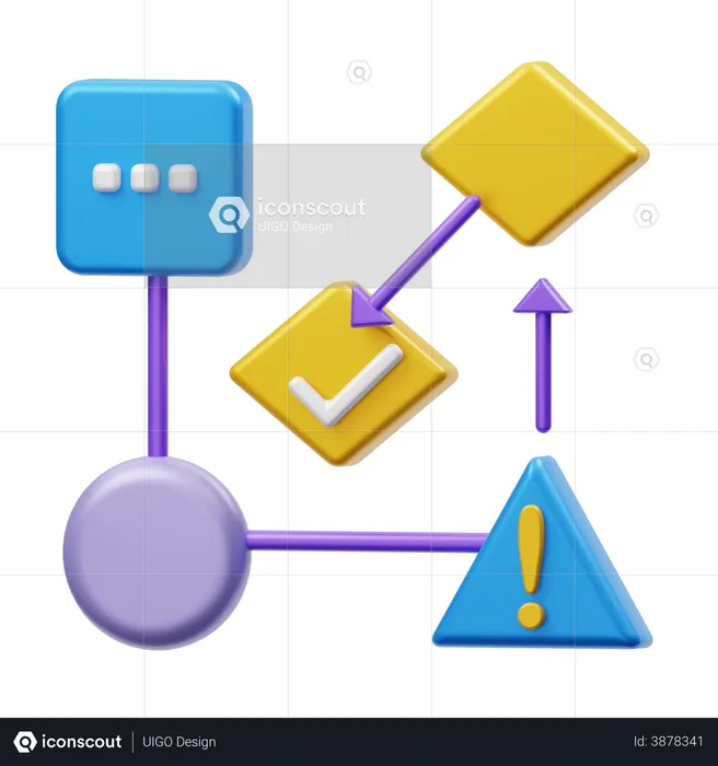 Arbeitsablauf  3D Illustration