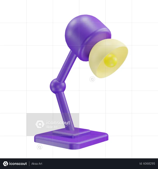 Studie lampe  3D Icon