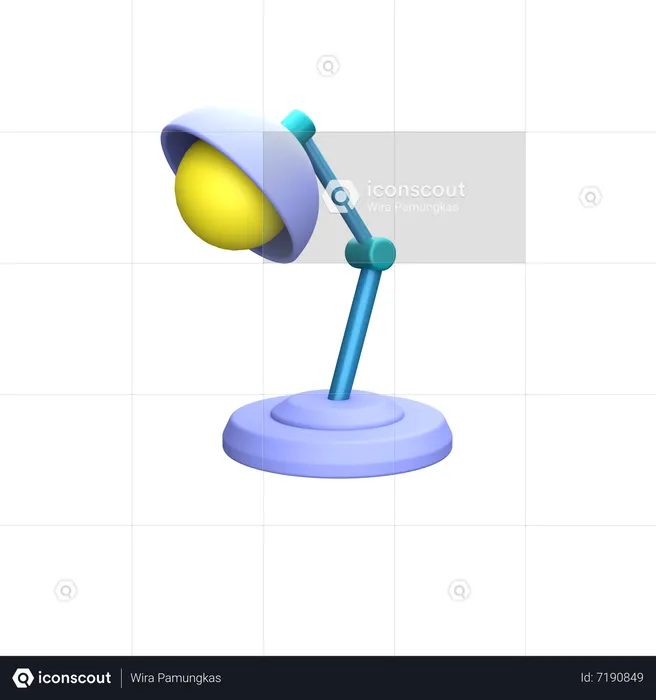 Studie lampe  3D Icon