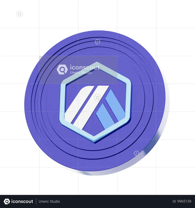 Arbitrum  3D Icon