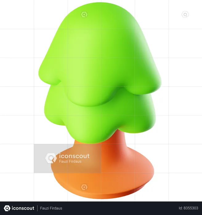 Árbol  3D Icon