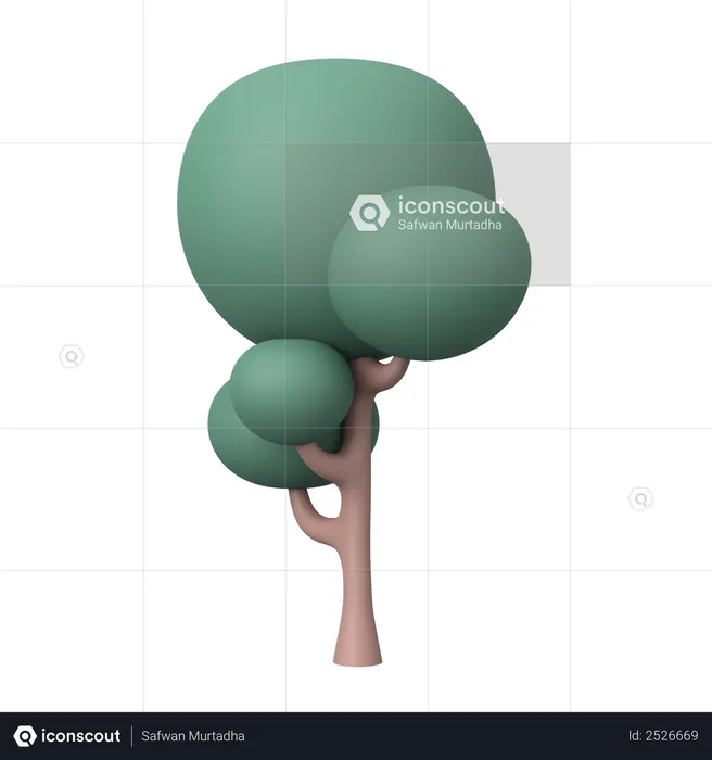 Árbol  3D Icon