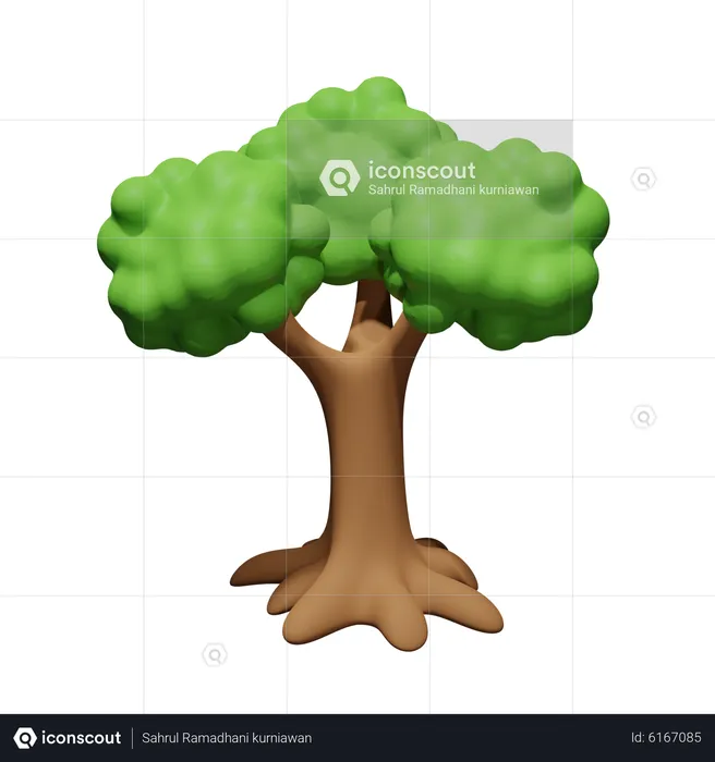 Árbol  3D Icon