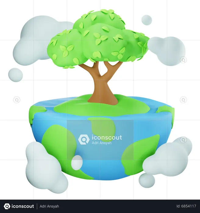 Árbol  3D Icon