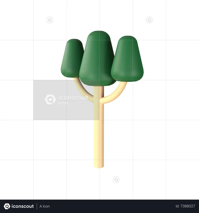 Árbol  3D Icon