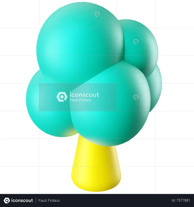 Árbol  3D Icon