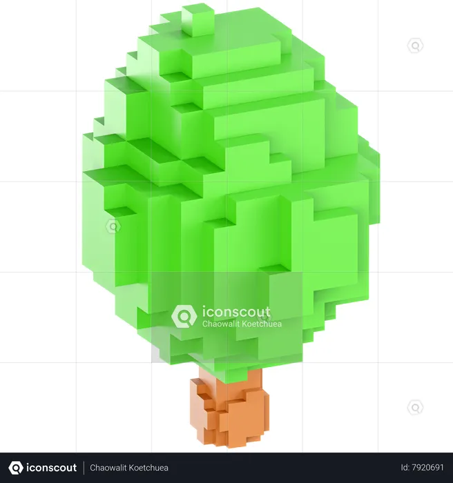 Árbol  3D Icon