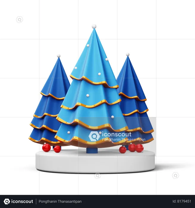 Árbol de Navidad  3D Icon